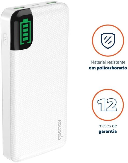 Geonav Power Bank para trekking, Carregador Portátil Universal 20.000mAh